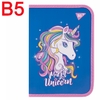 Папка для тетрадей пластиковая В5, на молнии Glamour 492206 Yes