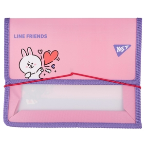 Папка для тетрадей В5, на резинках Line Friends Cony 492210 Yes
