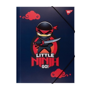 Папка А4, на гумках Ninja 492218 Yes