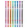 Ручка гелева 0,5 мм, мікс 8 кольорів Crystal 420438 Santi