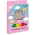 Олівці кольорові двосторонні, 36 кольорів (18 шт) Pusheen Balloons 290751 Yes