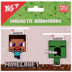 Закладки магнітні, 2 шт в наборі Minecraft Creeper 708101 Yes
