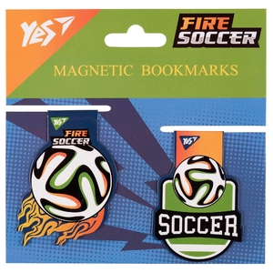 Закладки магнітні, 2 шт в наборі Football 708111 Yes