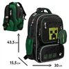 Рюкзак шкільний Minecraft TS-46 Yes, ортопедична спинка, нагрудний ремінь, світловідбиваючі елементи