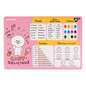 Підкладка для письма А3 Line Friends Cony 492259 Yes