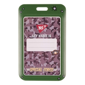 Бейдж-слайдер вертикальный, 7х11 см Military 940318 Yes