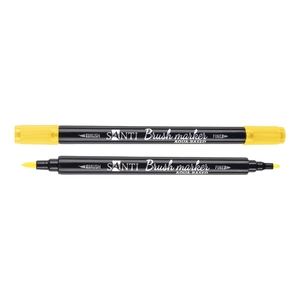 Маркер акварельний жовтий SWB-02 Brush Marker 391058 Santi