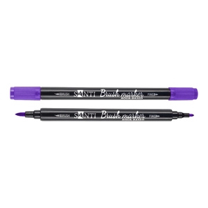 Маркер акварельний глибокий фіолетовий SWB-13 Brush Marker 391069 Santi