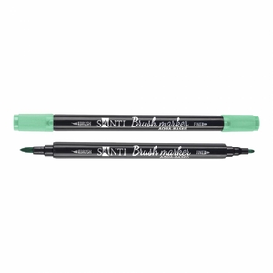 Маркер акварельний м'ятний SWB-20 Brush Marker 391076 Santi