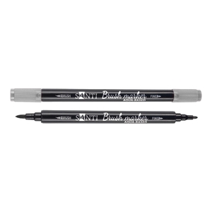 Маркер акварельний сірий SWB-30 Brush Marker 391086 Santi