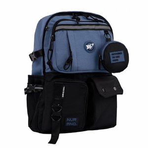 Рюкзак шкільний Blue T-107 Yes, ущільнена спинка та лямки, надійна фурнітура, внутрішній органайзер