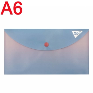 Папка-конверт А6, на кнопке Fusion 492297 Yes
