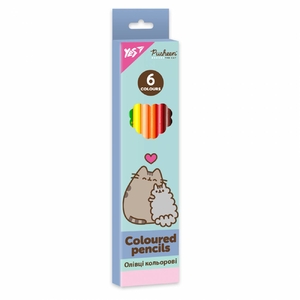 Олівці кольорові, 6 кольорів Pusheen 290759 Yes