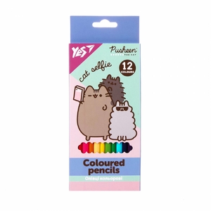Карандаши цветные, 12 цветов Pusheen 290761 Yes