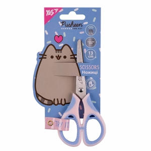 Ножницы детские, 13 см, с прорезиненными ручками Pusheen 480460 Yes