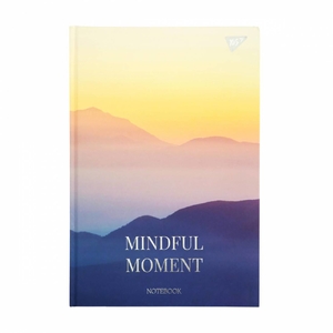 Книга канцелярська А4, 96 сторінок в клітинку, обкладинка картон твердий Mindful moment 152038 Yes