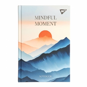 Блокнот А5, 96 сторінок в клітинку, обкладинка картон твердий Mindful moment 152051 Yes