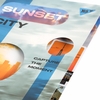 Тетрадь канцелярская А4, 60 страниц в клетку, обложка картон мягкий Sunset city 682019 Yes