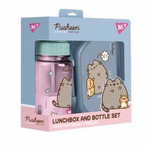 Набір подарунковий 2 премети: ланчбокс та пляшечка для води Pusheen 450145 Yes