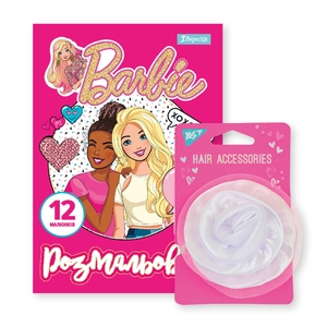 Подарочный набор, 2 предмета: Украшение для волос, раскраска Barbie 450169 1 Вересня