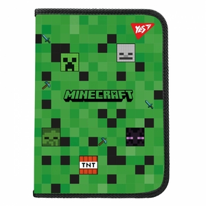 Папка А4, на молнии, с внутренним карманом Minecraft 492332 Yes