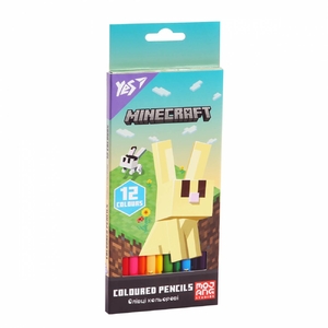 Карандаши цветные, 12 цветов Minecraft Spring 290772 Yes