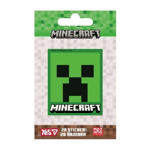 2D наклейка пластиковая Minecraft Creeper 708510 Yes