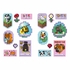 Набор 2D наклейок пластиковых, 8 шт на листе Minecraft Spring Cute 708533 Yes