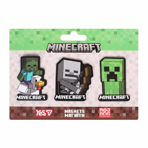 Магніт для дошки, 3 шт в наборі Minecraft Creeper 708542 Yes