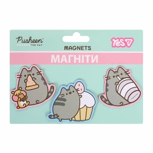 Магнит для доски, 3 шт в наборе Pusheen Snack time 708548 Yes
