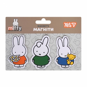 Магнит для доски, 3 шт в наборе Miffy Flowers 708551 Yes