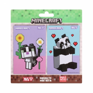 Магніт для дошки, розмір 6х9 см, 2 шт в наборі Minecraft Spring 708556 Yes