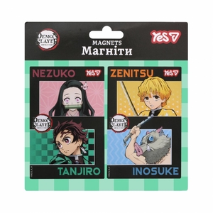 Магнит для доски, размер 6х9 см, 2 шт в наборе Demon Slayer Heroes 708561 Yes