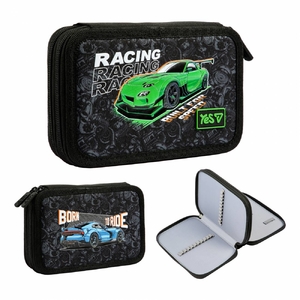 Пенал-книжка на 2 відділення, 21х13х4 см Racing Life HP-01 Yes