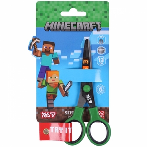 Ножницы детские, 13 см, с принтованным лезвием Minecraft 480476 Yes
