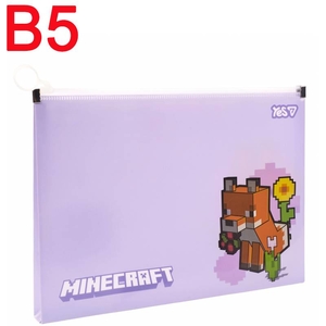 Папка-конверт В5, на блискавці zip-lock Minecraft Spring 492354 Yes