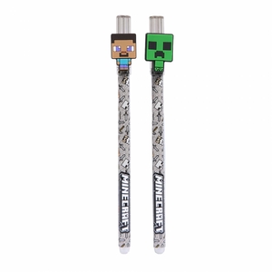 Ручка гелева пиши-стирай синя 0,5 мм, мікс Minecraft 420482 Yes