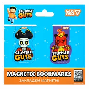 Закладки магнітні, 2 шт в наборі Stumble Guys 708746 Yes
