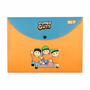 Папка-конверт А4, на кнопке Stumble Guys 492373 Yes