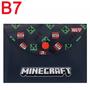 Папка-конверт В7, на кнопці Minecraft TNT 492001 Yes