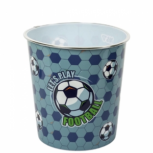 Кошик для сміття, розмір 21х22 см, пластиковий Football 708869 Yes
