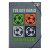 Папка для уроков труда А4, на резинках Football 500255 Yes