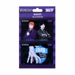 Магніт для дошки, розмір 6х9 см, 2 шт в наборі Wednesday Thing 708813 Yes