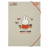 Папка для уроків праці А4, на гумках Miffy 500257 Yes