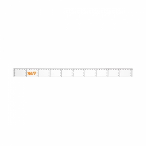 Лінійка пластикова, 50 см Orange Line 370735 Yes