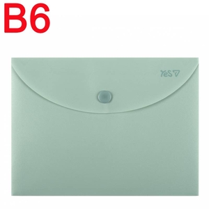 Папка-конверт В6, на кнопке Fusion Turquoise 492422 Yes