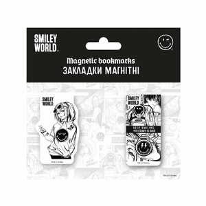 Закладки магнитные, 2 шт. в наборе Smiley World 708872 Yes