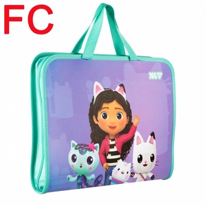 Папка-портфель FC (26х35х3 см), на молнии Gabby Dollhouse 492451 Yes