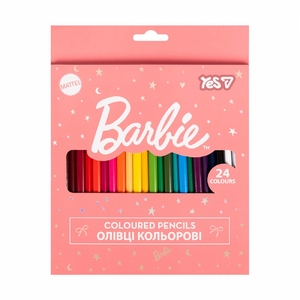 Олівці кольорові, 24 кольори Barbie Shiny 290818 Yes