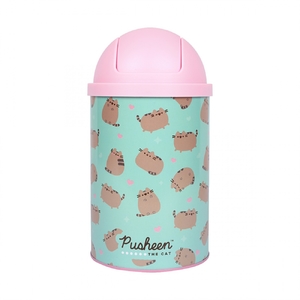 Настольный мусорный контейнер, металлический 10х18 см Pusheen 708571 Yes